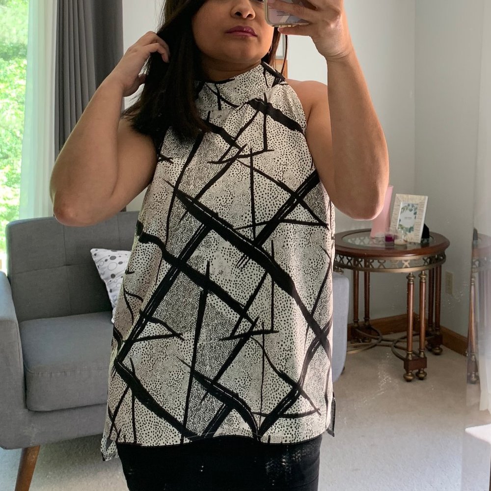 New ANDREW MARC Halter Blouse